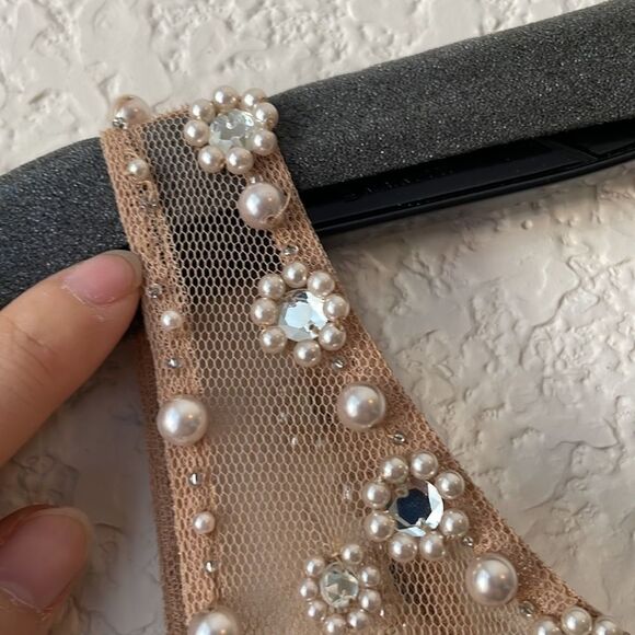 𝅺cache Navy Sleeveless Ruched Sheath Party Dress Size 2 - Picture 7 of 11